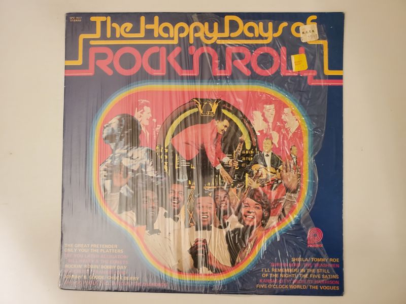 Various Artists The Happy Days of Rock 'n Roll vinyl record